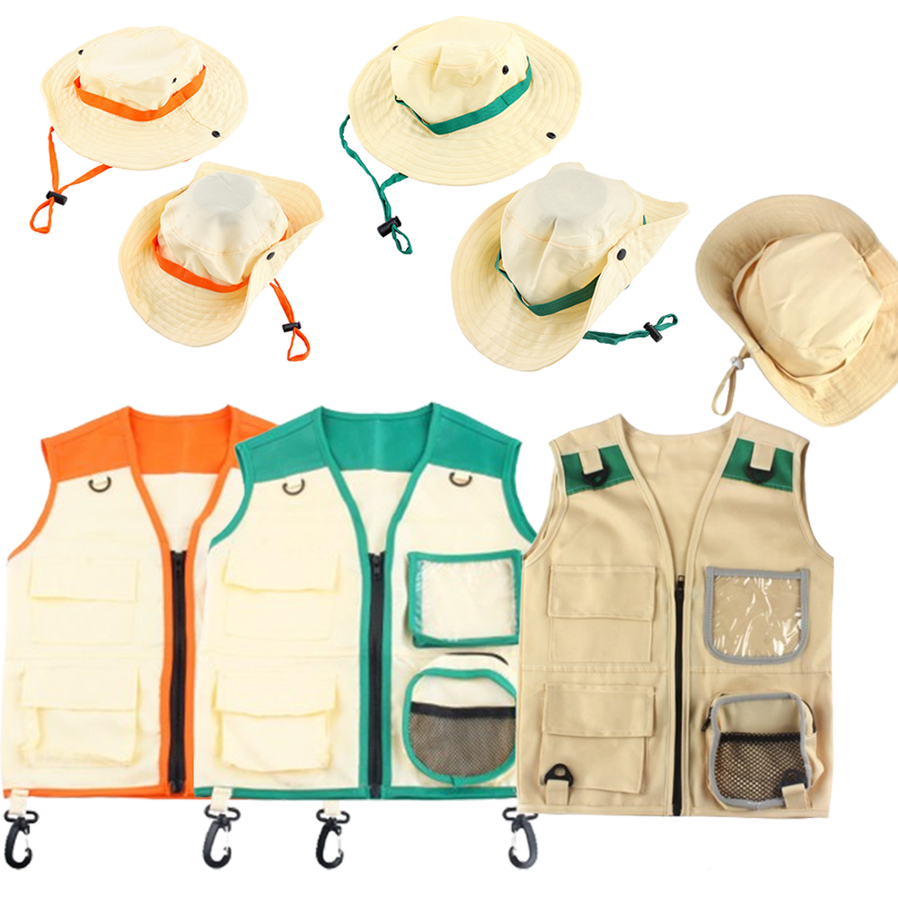 Outdoor Adventure Outfit - 어린이 탐험가 의상 세트 어드벤처 조끼와