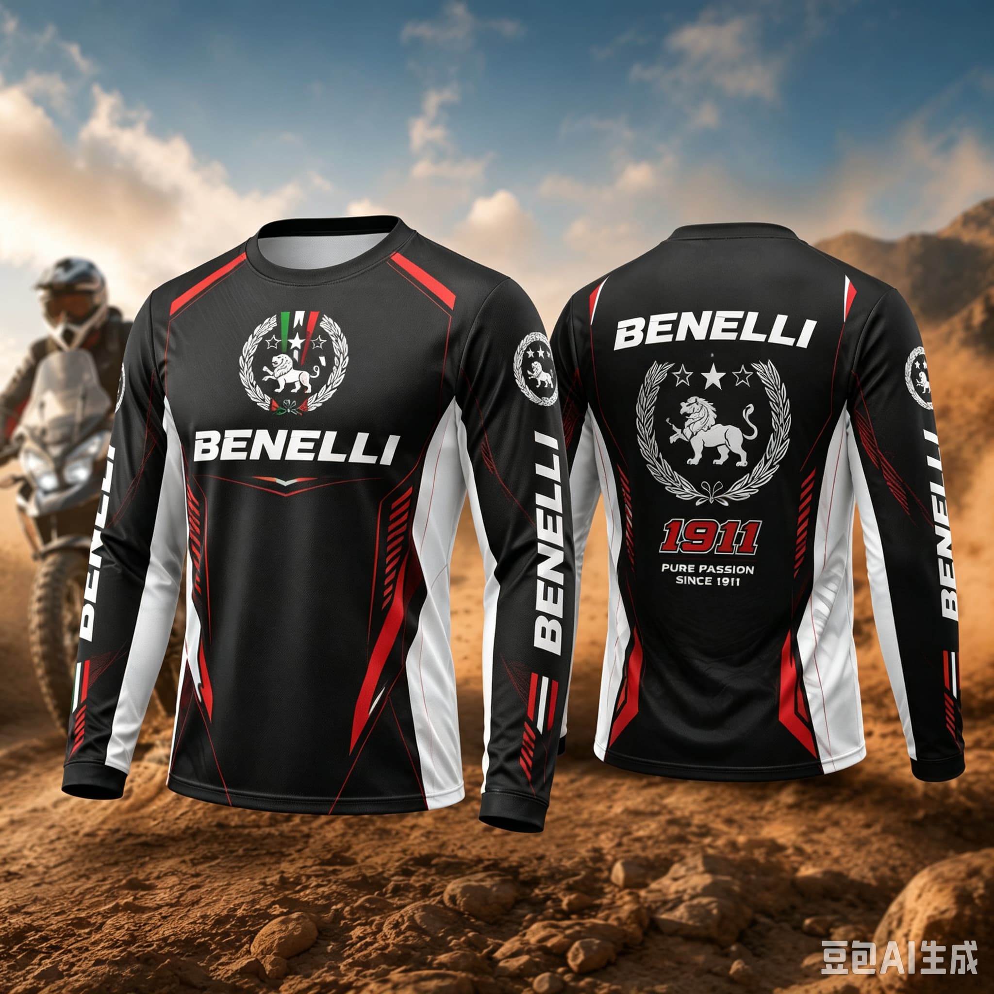 Outdoor Adventure Outfit - 2027년 신제품 베넬리 라이더 티셔츠 긴팔