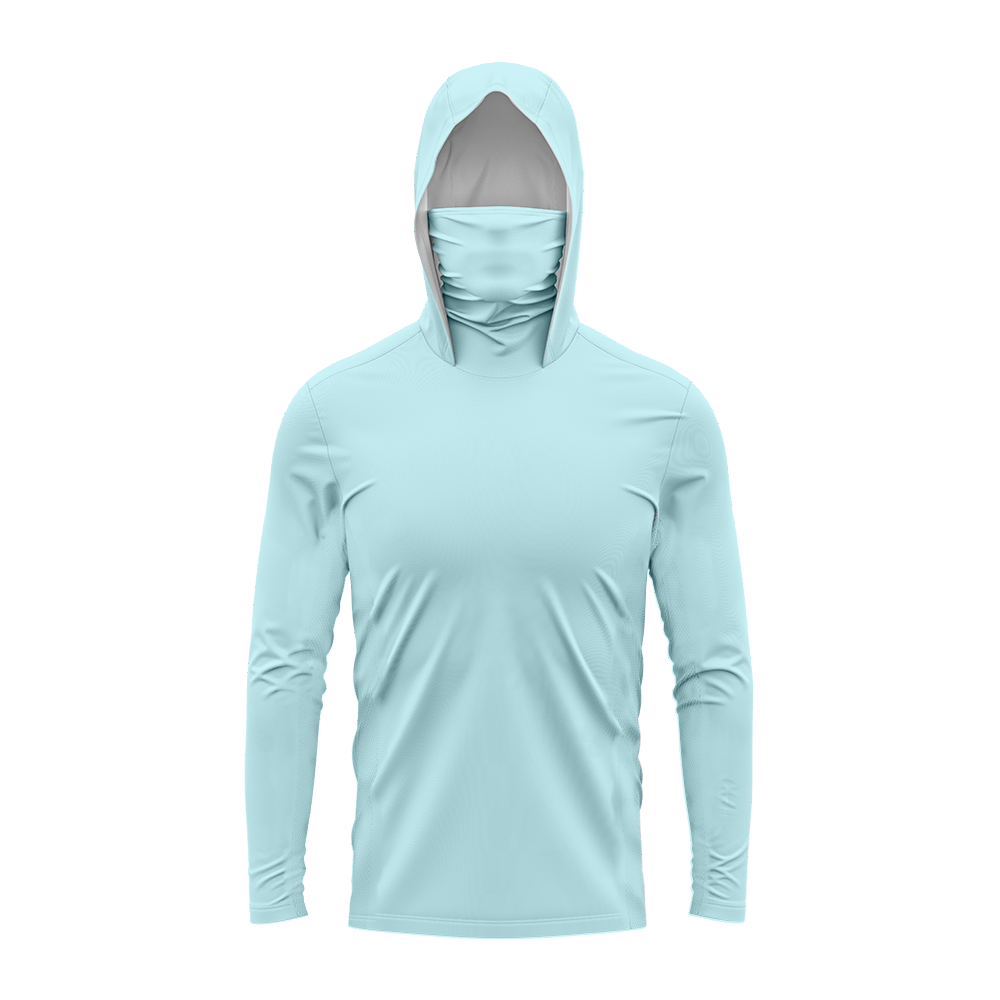 남성용 UPF50+ 솔리드 낚시 후드티, 내장형 얼굴  - Outdoor Adventure Trips 리뷰 및 가격