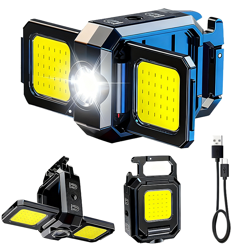 미니 손전등 키체인 라이트 COB 작업등 USB 충전식 - Outdoor Adventure Trips 리뷰 및 가격