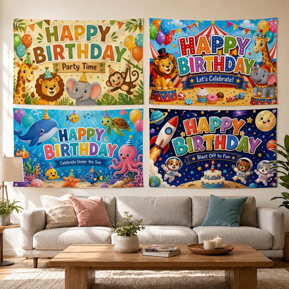 어드벤처 생일 파티 깃발 침실용 깃발 홈 데코 아이템  - Outdoor Adventure Birthday Party 리뷰 및 가격