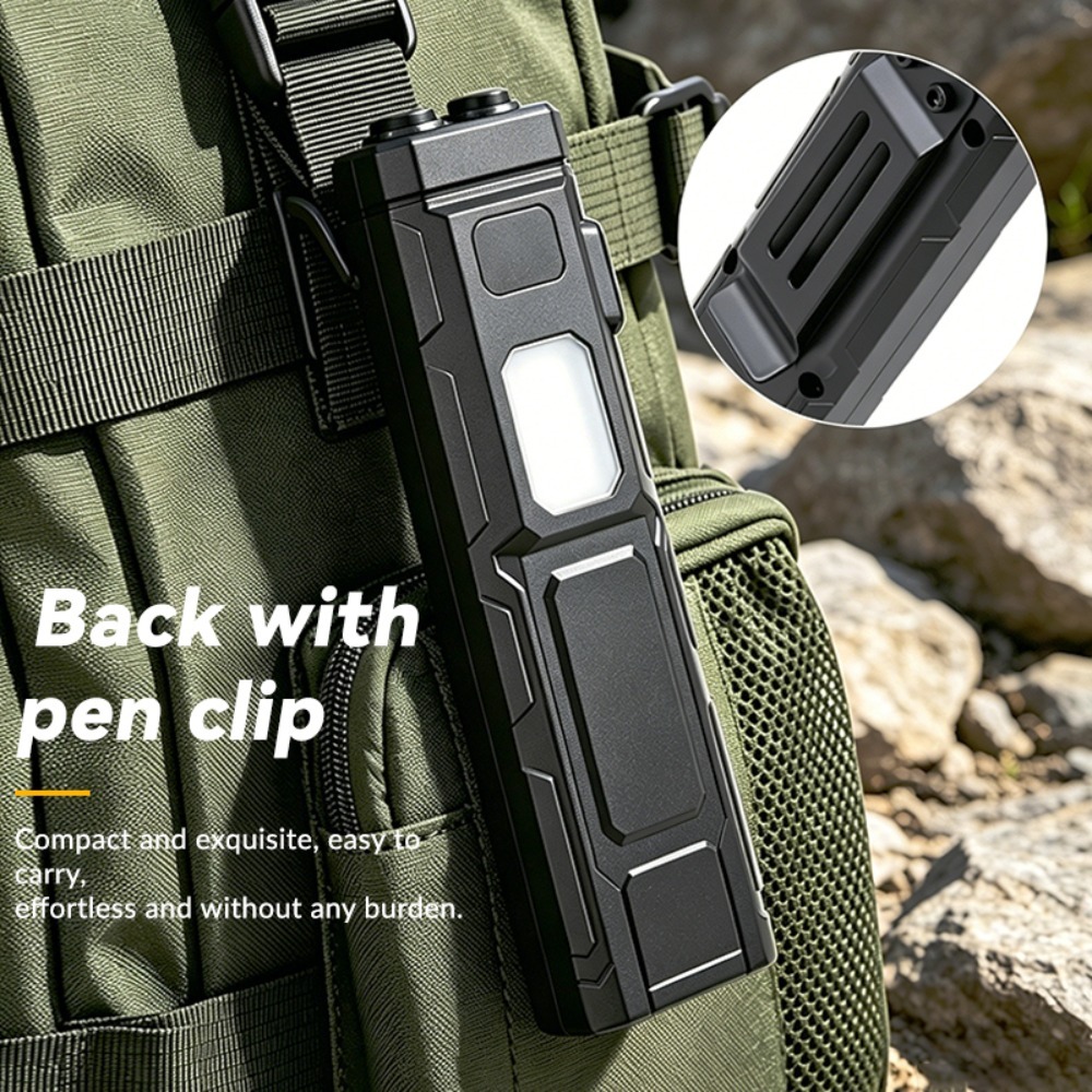COB LED EDC 플래시라이트 펜 클립 포켓 토치  - Outdoor Adventure Trips 리뷰 및 가격